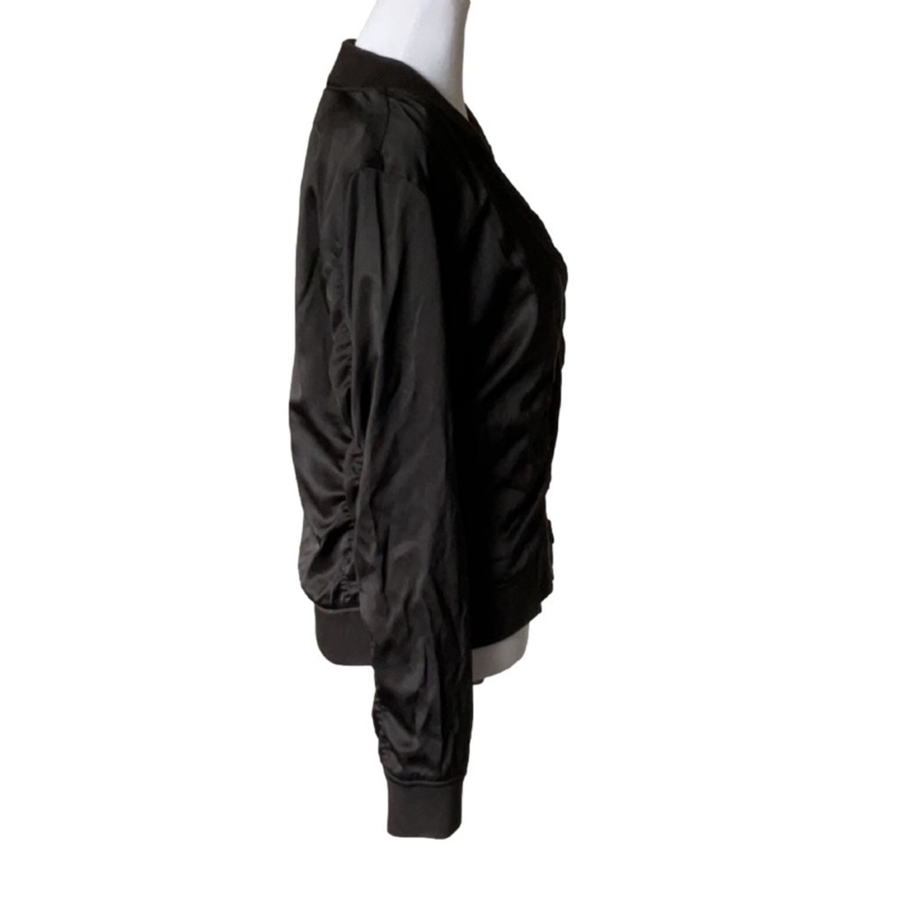 Lucky Brand Ruched Bomber Jacket - Picture 11 of 13